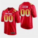 Custom Men's Chargers AFC 2019 Pro Bowl Game Jersey Red