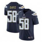 Men's Thomas Davis #58 Chargers Limited Player Jersey Navy