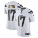 Men's Philip Rivers #17 Chargers Limited Player Jersey White