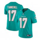 Men's Ryan Tannehill #17 Dolphins Limited Player Jersey Aqua