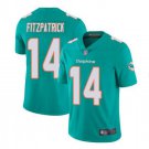Men's Ryan Fitzpatrick #14 Dolphins Limited Player Jersey Aqua