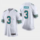 Men's Josh Rosen #3 Dolphins Throwback Game Player Jersey White