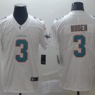 Men's Josh Rosen #3 Dolphins Limited Player Jersey White