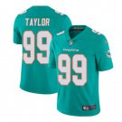 Men's Jason Taylor #99 Dolphins Limited Player Jersey Aqua