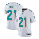 Men's Frank Gore #21 Dolphins Limited Player Jersey White