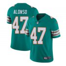 Men's Kiko Alonso #47 Dolphins Color Rush Limited Player Jersey Aqua