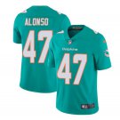 Men's Kiko Alonso #47 Dolphins Limited Player Jersey Aqua