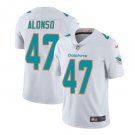 Men's Kiko Alonso #47 Dolphins Limited Player Jersey White