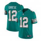 Men's Bob Griese #12 Dolphins Color Rush Limited Player Jersey Aqua