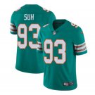 Men's Ndamukong Suh #93 Dolphins Color Rush Limited Player Jersey Aqua