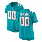 Custom Women's Dolphins Limited Jersey Aqua