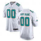 Custom Men's Dolphins Limited Jersey White