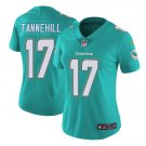 Women's Ryan Tannehill #17 Dolphins Limited Player Jersey Aqua