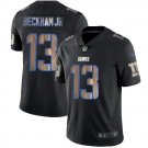 Men's Odell Beckham Jr #13 Giants Limited Player Jersey Black Hyphenation