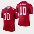 Men's Eli Manning #10 Giants Inverted Legend Player Jersey Red