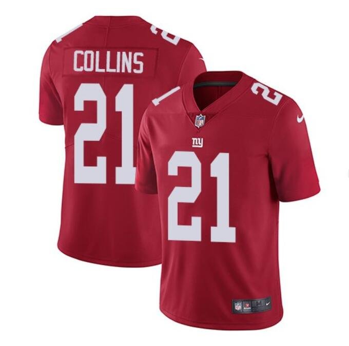 Men's Landon Collins #21 Giants Limited Player Jersey Red