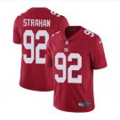 Men's Michael Strahan #92 Giants Limited Player Jersey Red