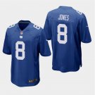 Men's Daniel Jones #8 Giants 2019 Game Player Jersey Royal