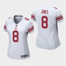 Women's Daniel Jones #8 Giants 2019 Game Player Jersey White