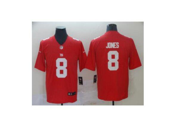 Men's Daniel Jones #8 Giants 2019 Inverted Legend Player Jersey Red