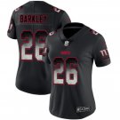 Women's Saquon Barkley #26 Giants 2019 Limited Player Jersey Black Smoke Fashion