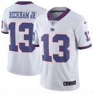 Men's Odell Beckham Jr #13 Giants Color Rush Limited Player Jersey White