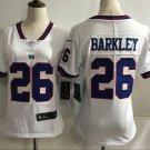 Women's Saquon Barkley #26 Giants Limited Player Jersey White