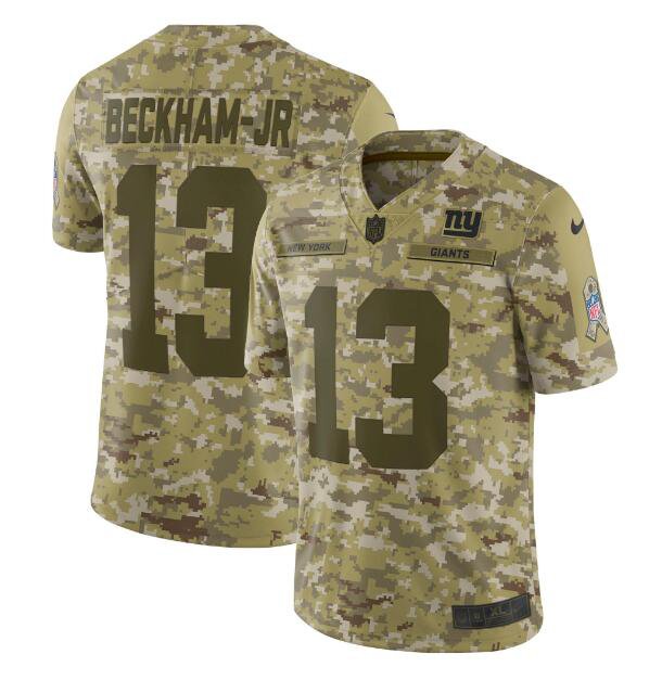 Men's Odell Beckham Jr #13 Giants Salute to Service Limited Player ...