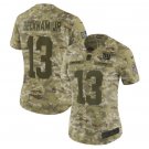 Women's Odell Beckham Jr #13 Giants Salute to Service Limited Player Jersey Camo