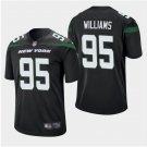 Men's Quinnen Williams #95 Jets 2019 Draft First Round Pick Game Jersey Black