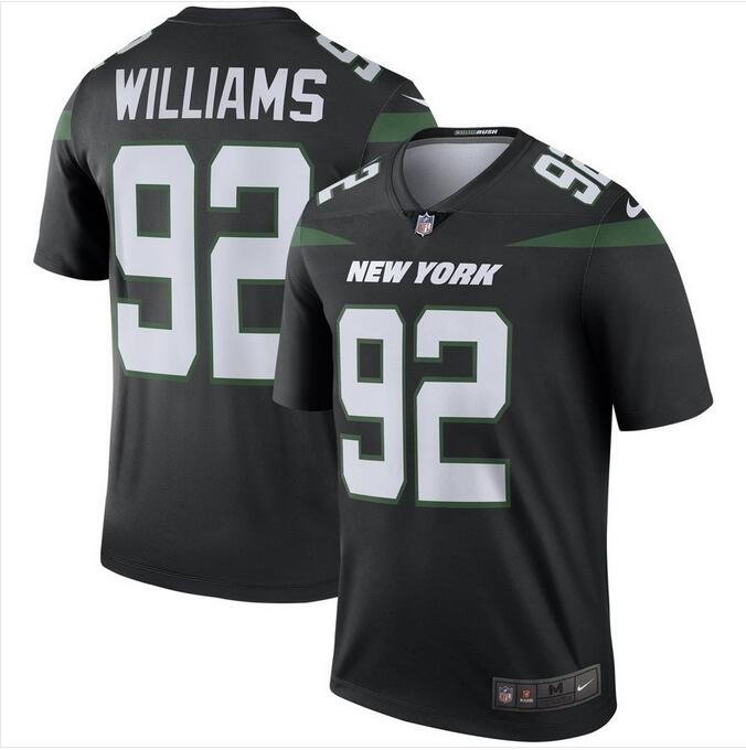 Men's Leonard Williams #92 Jets 2019 Player Game Jersey Black