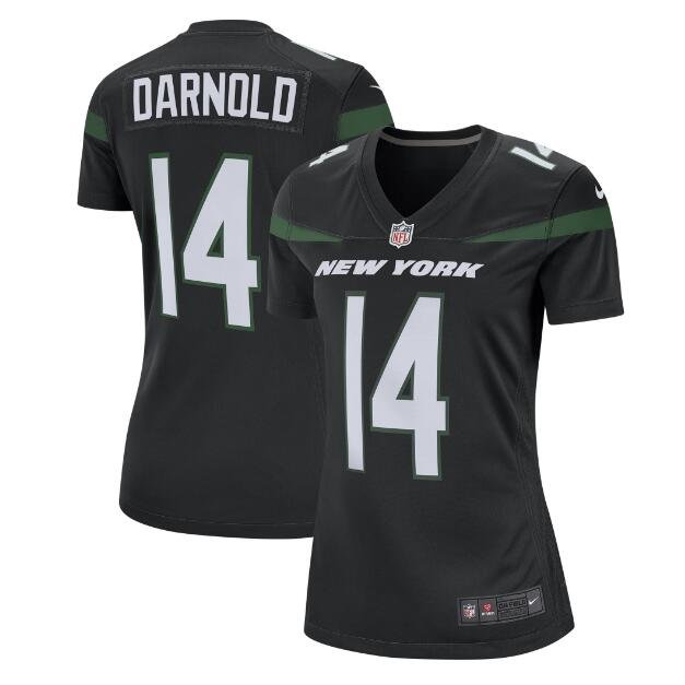 Women's Sam Darnold #14 Jets 2019 Game Player Jersey Black