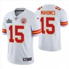 Size XXL Men's Patrick Mahomes #15 Chiefs 2020 Super Bowl LIV Limited Player Jersey White
