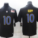 Men's Cooper Kupp #10 Rams Super Bowl LVI Limited Player Jersey Black