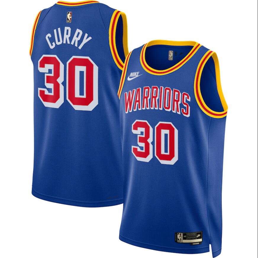 Stephen Curry #30 Golden State Warriors Men's 2021/22 Swingman Jersey Classic Edition Royal