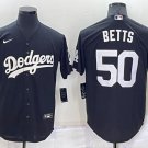 Mookie Betts #50 Los Angeles Dodgers Player Name Jersey Royal