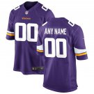 Men's Minnesota Vikings Custom Game Jersey - Purple