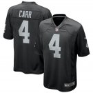 Men's Derek Carr #4 Las Vegas Raiders Game Jersey - Black