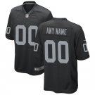 Men's Las Vegas Raiders Custom Game Jersey - Black