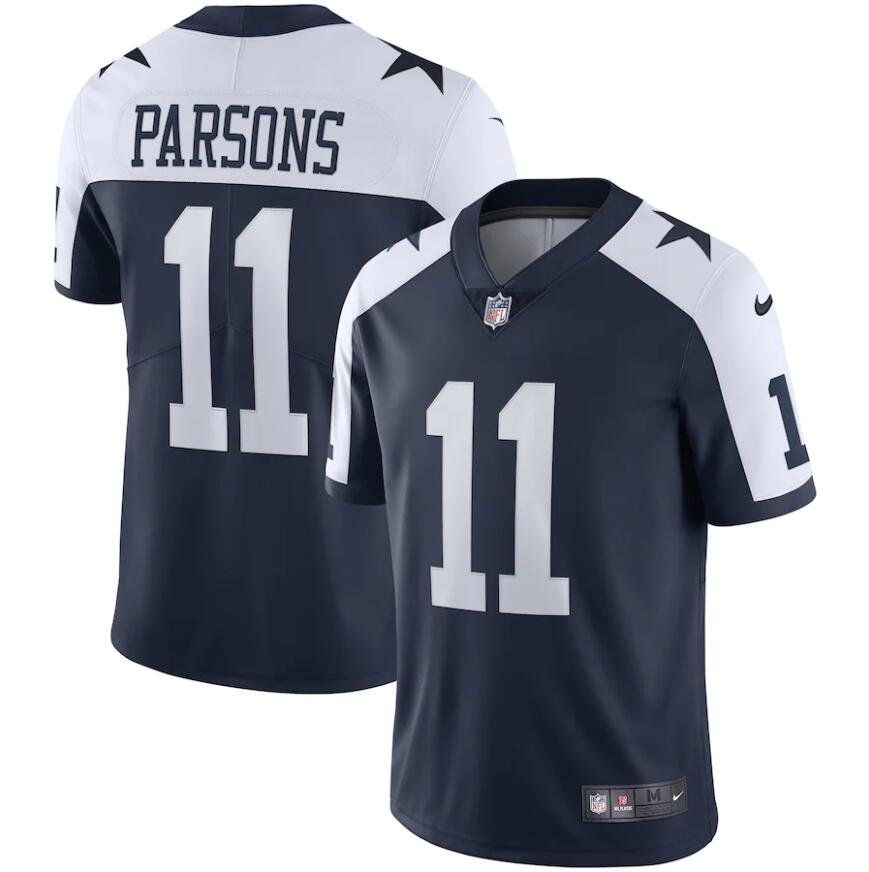 Men's Micah Parsons #11 Dallas Cowboys Vapor Limited Jersey - Navy