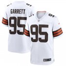 Men's Myles Garrett #95 Cleveland Browns Game Player Jersey - White