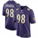 Men's Tony Siragusa #98 Baltimore Ravens Game Retired Player Jersey - Purple
