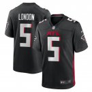 Men's Drake London #5 Atlanta Falcons 2022 NFL Draft First Round Pick Game Jersey - Black