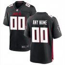 Men's Atlanta Falcons Custom Game Jersey - Black