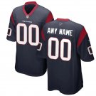 Custom Men's Houston Texans Game Jersey - Navy