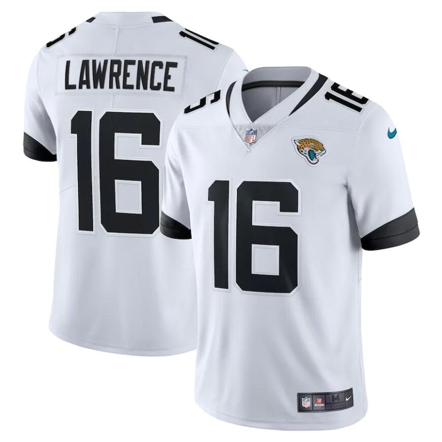 Men's Trevor Lawrence #16 Jacksonville Jaguars Vapor Limited Jersey - White