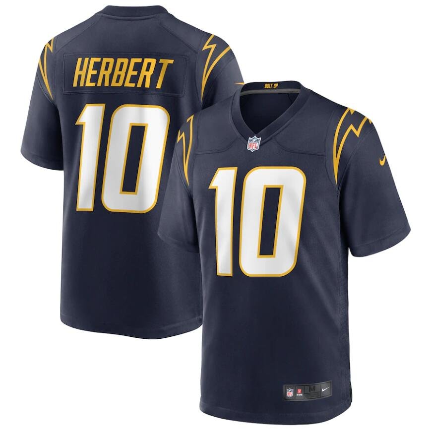 Men's Justin Herbert #10 Los Angeles Chargers Game Jersey - Navy