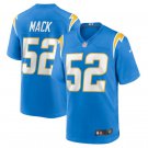 Men's Khalil Mack #52 Los Angeles Chargers Game Jersey - Powder Blue