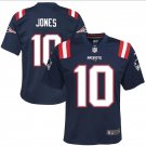 Youth Mac Jones #10 New England Patriots Game Jersey - Navy