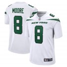 Men's Elijah Moore #8 New York Jets Game Jersey - White